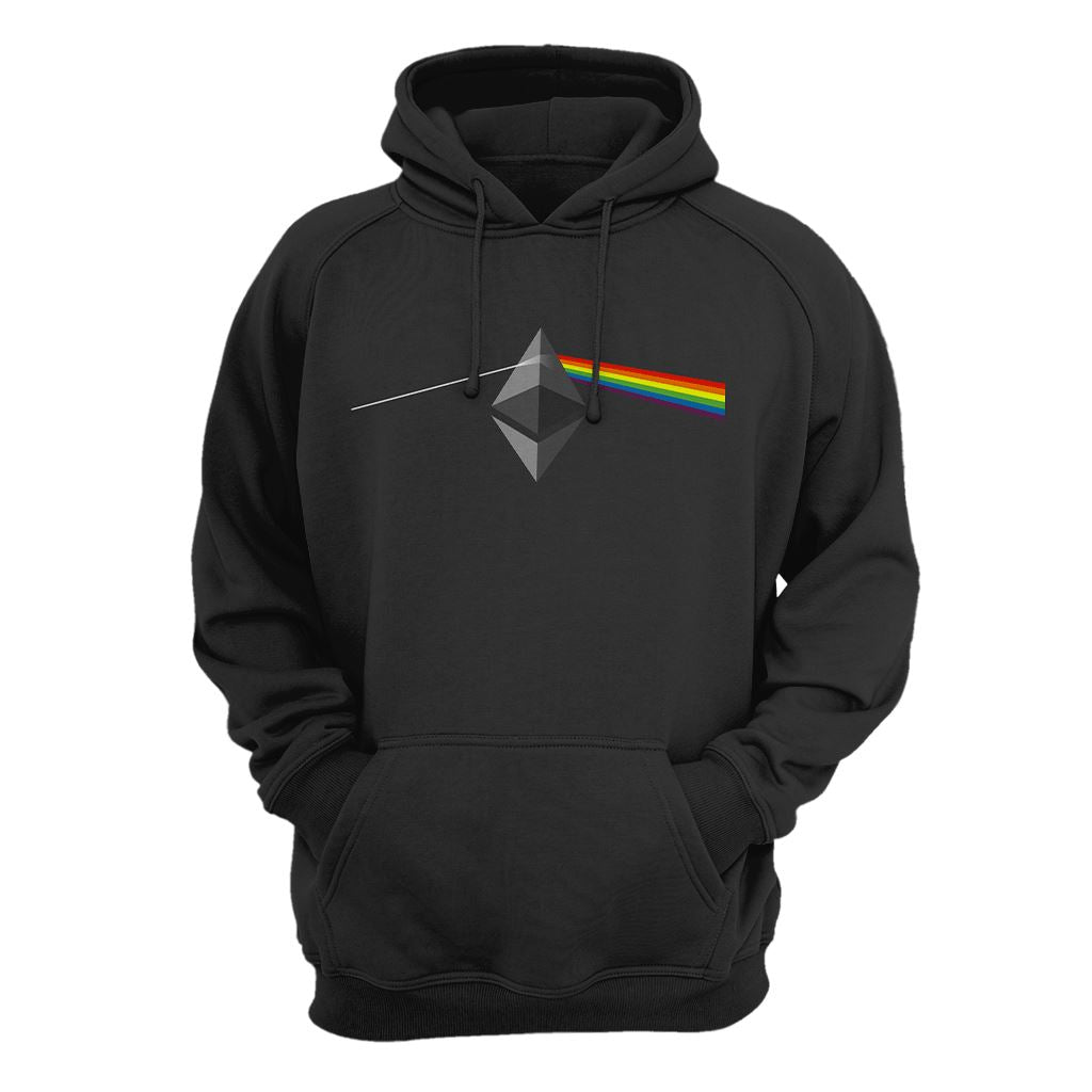 Ethereum Prism Hoodie - Crypto Wardrobe Bitcoin Ethereum Crypto Clothing Merchandise Gear T-shirt hoodie