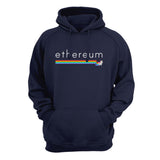 Ethereum Rainbow Hoodie - Crypto Wardrobe Bitcoin Ethereum Crypto Clothing Merchandise Gear T-shirt hoodie