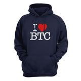 I Love Bitcoin Hoodie - Crypto Wardrobe Bitcoin Ethereum Crypto Clothing Merchandise Gear T-shirt hoodie