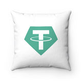 Tether (USDT) Cryptocurrency Symbol Pillow