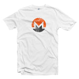 Monero XMR Crypto Aged Symbol T-shirt